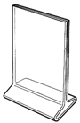 top load acrylic signholder